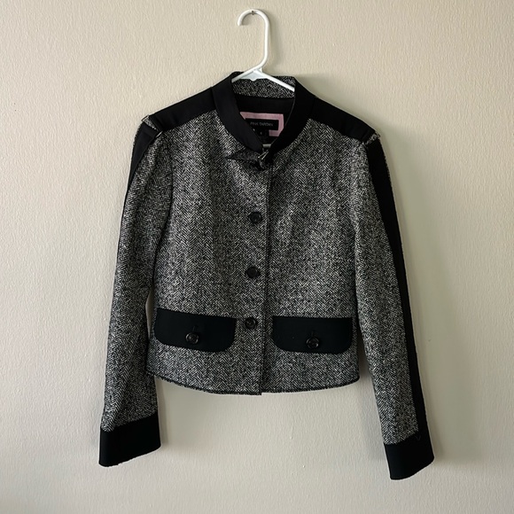 Pink Tartan Jackets & Blazers - PINK TARTAN Herringbone Jacket/Blazer